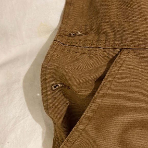 Dickies Classic Bib Overalls (32x32, Rinsed Brown Duck) - Picture 9 of 16